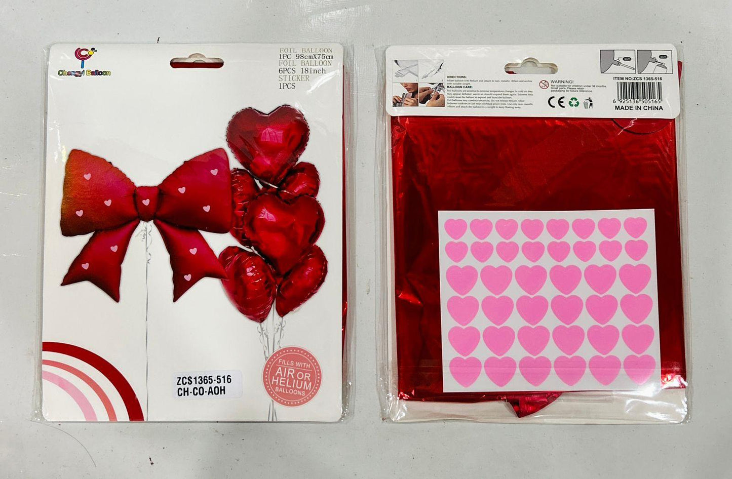 BOW FOIL BALLON SET