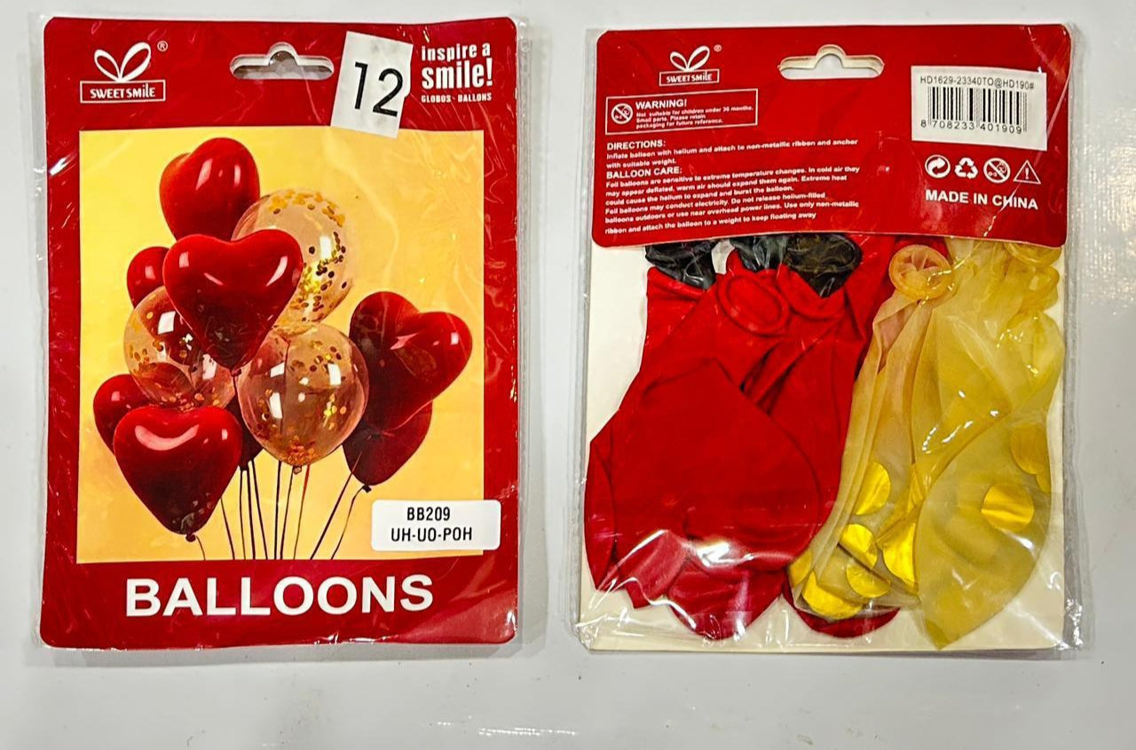 foil balloon 10pc set