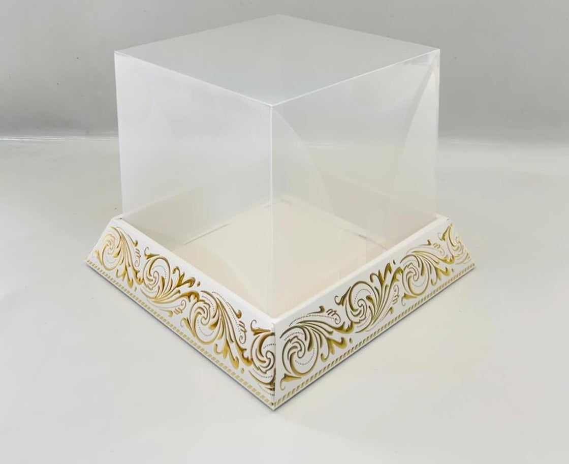 FANCY CAKE BOX 10*10*10